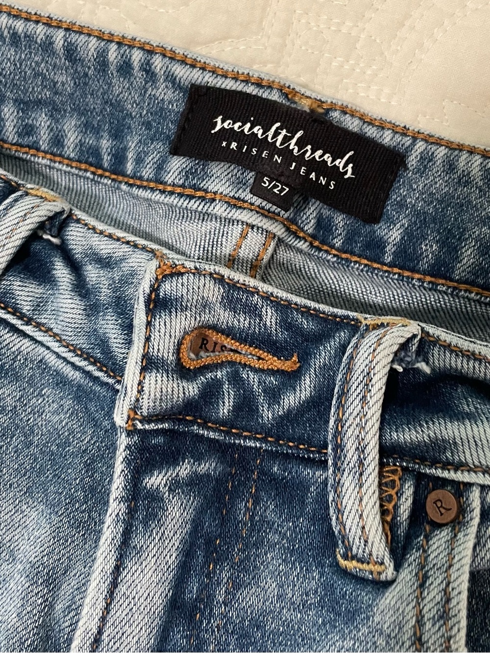 Social Threads Risen Jeans - Light Blue Denim
